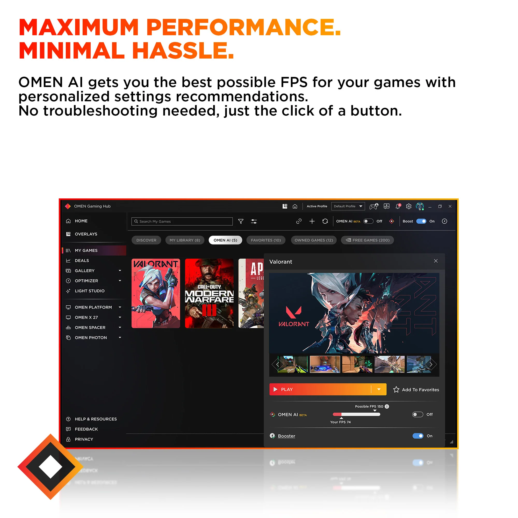 OMEN 16L Gaming Desktop TG03-0085t PC, Windows 11 Home, Intel® Core™ Ultra 7, 32GB RAM, 1TB SSD, NVIDIA® GeForce RTX™ 5060, Snow white